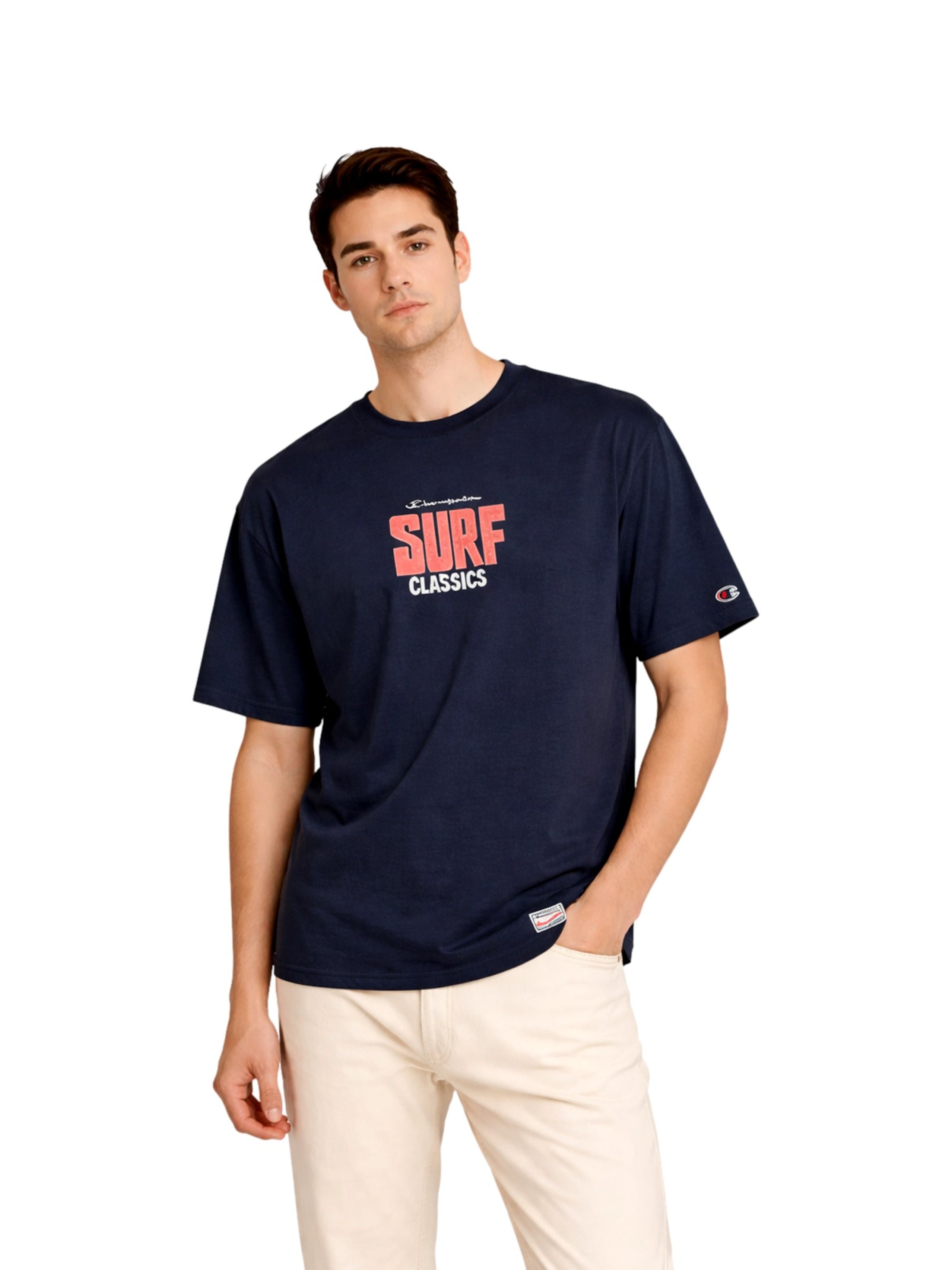 Champion Shirt in Blauw: voorkant