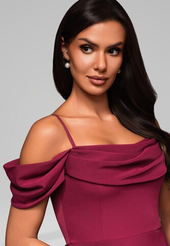 Robe de soirée Ombre en rouge