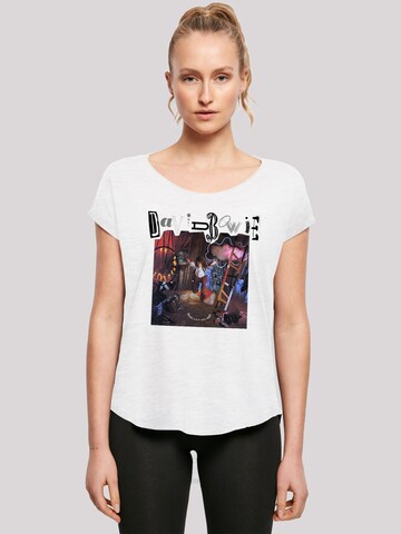 T-shirt 'David Bowie' F4NT4STIC en blanc : devant