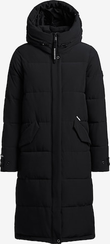 Veste d’hiver 'DAIRI' khujo en noir : devant