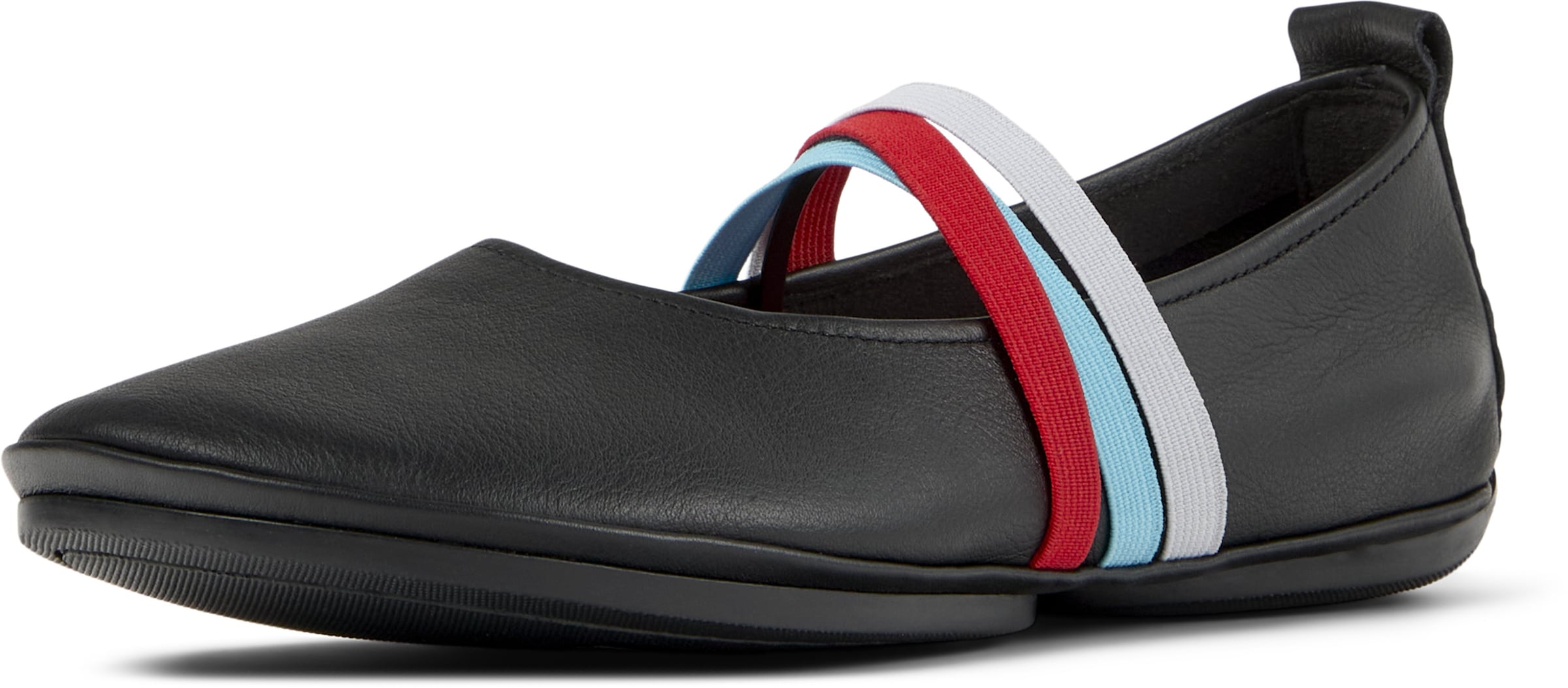 CAMPER Ballerina 'Right Nina' in Schwarz: Vorderseite