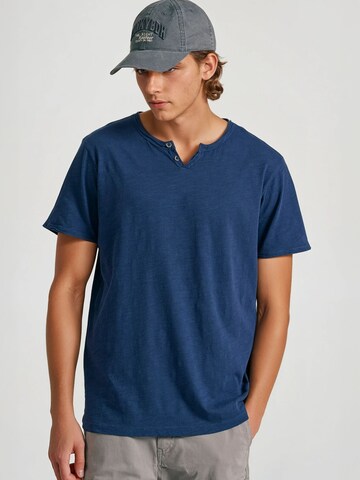 Funky Buddha Shirt in Blue: front