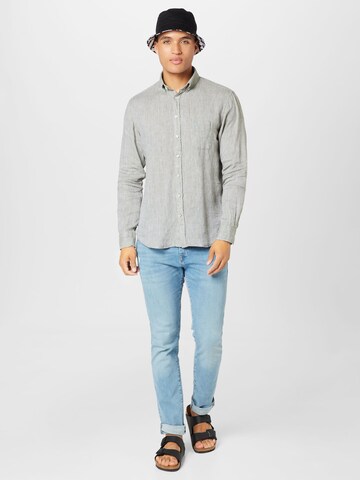 FYNCH-HATTON Regular fit Button Up Shirt in Green