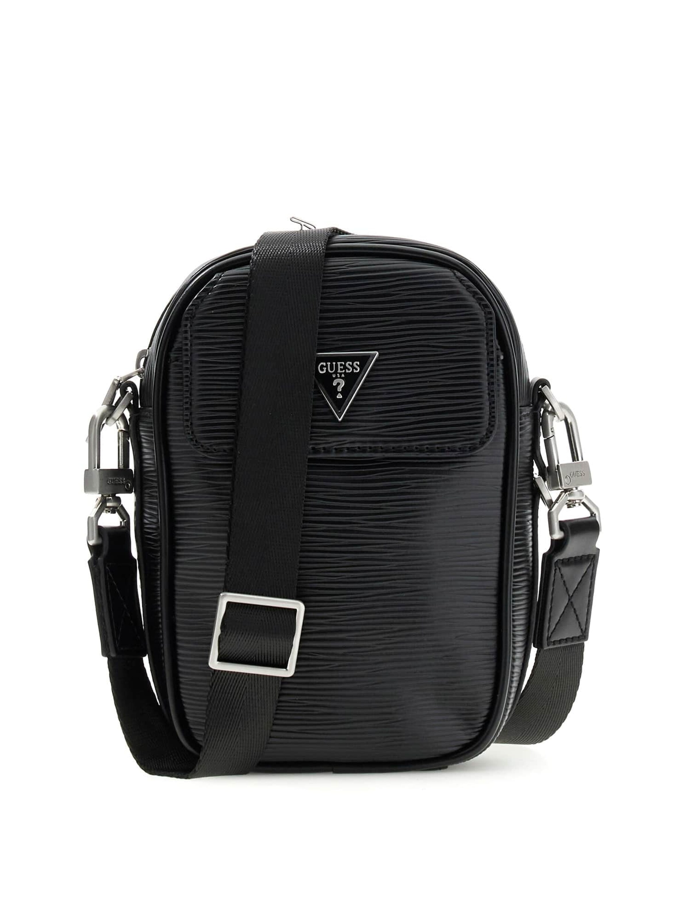 GUESS Crossbody Bag 'Milano' in Black: front