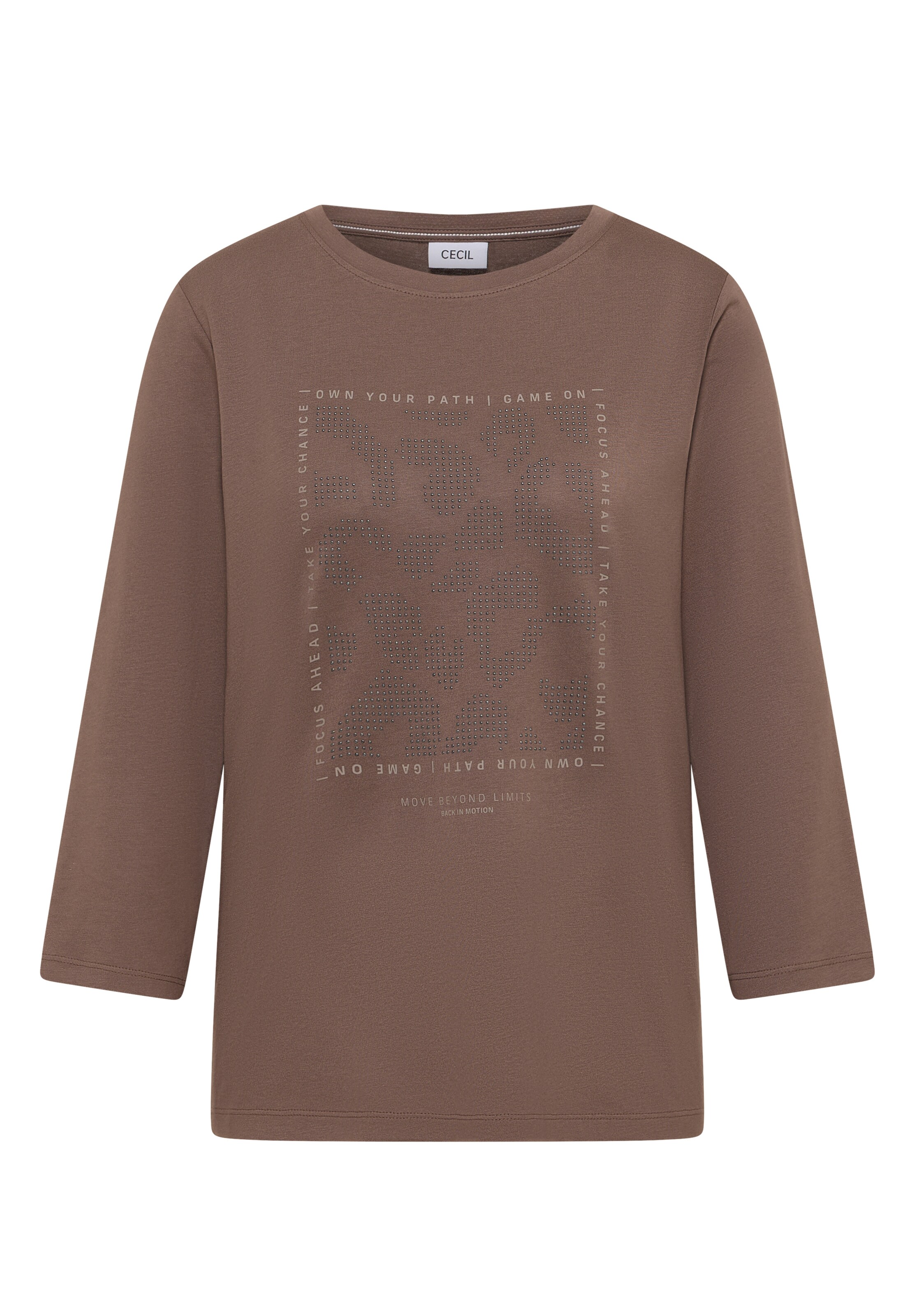 CECIL Shirt in Braun: Vorderseite