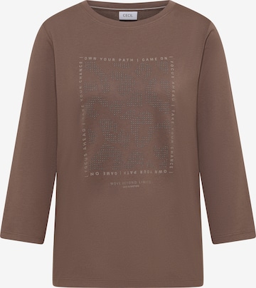 CECIL Shirt in Braun: Vorderseite