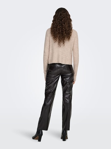 Jaqueline de Yong Gebreid vest 'Jolene' in Beige