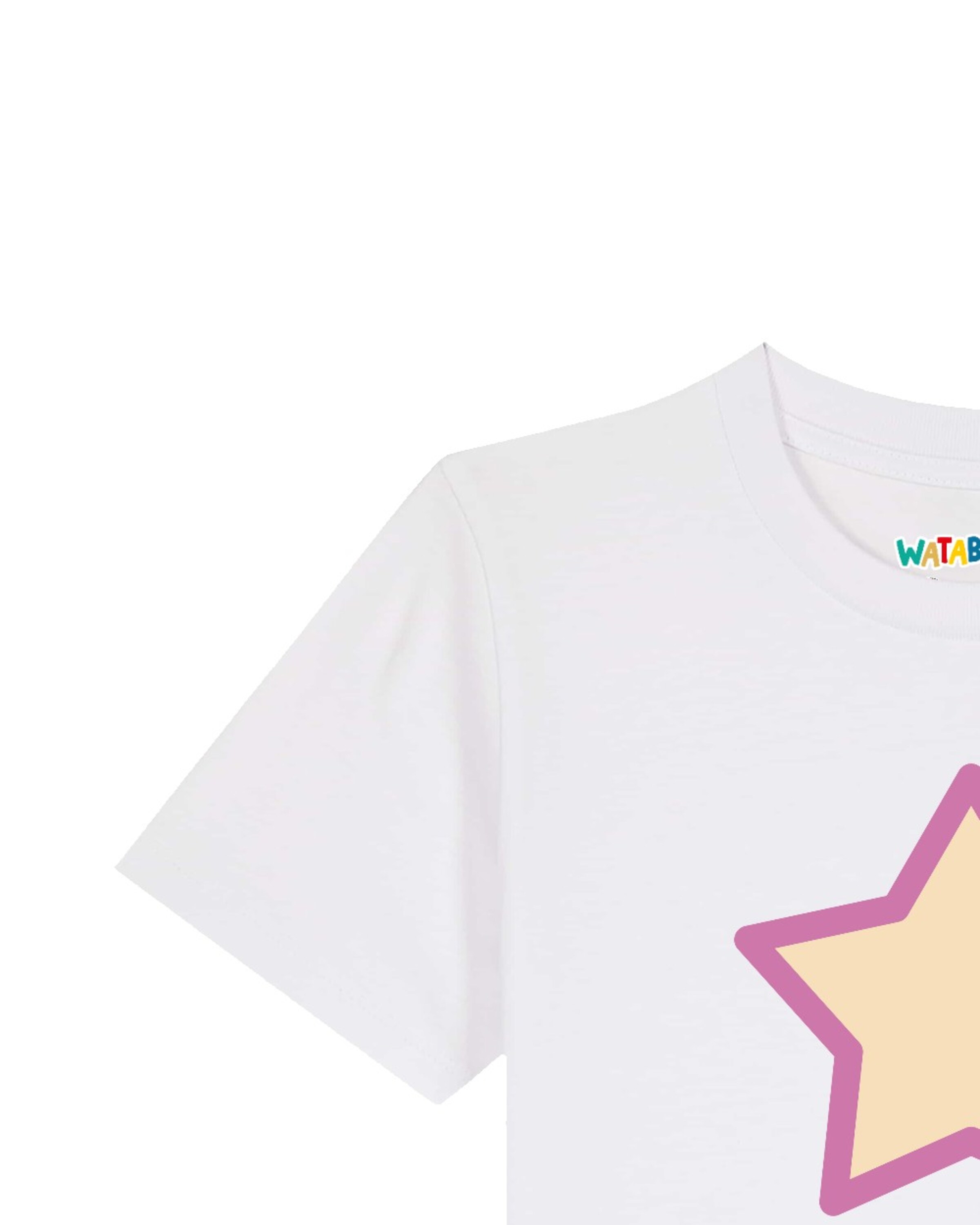 T-Shirt ' Stern ' watabout.kids en blanc