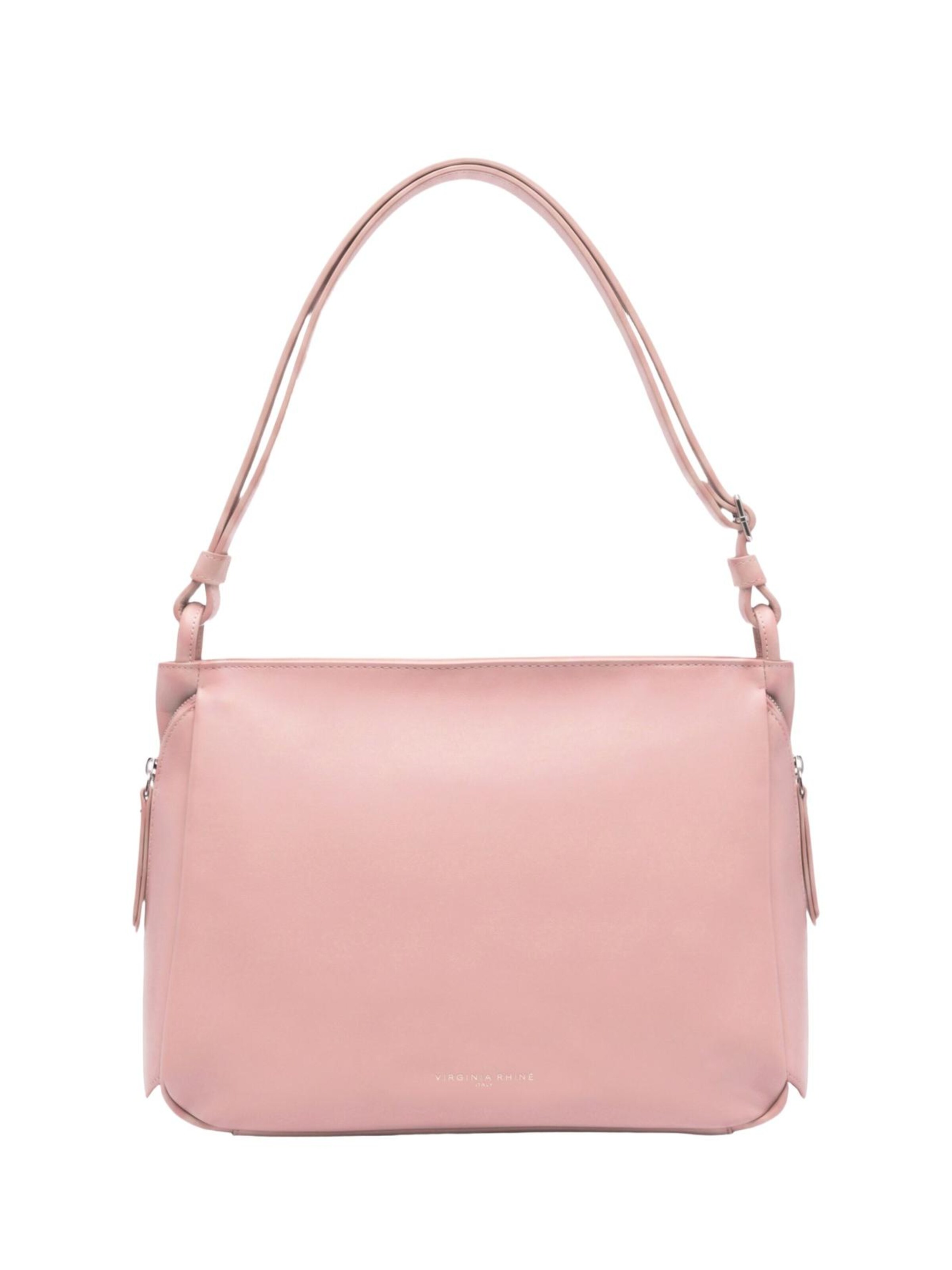 Borsa a spalla 'Sauvage' di Virginia Rhinè in rosa: frontale