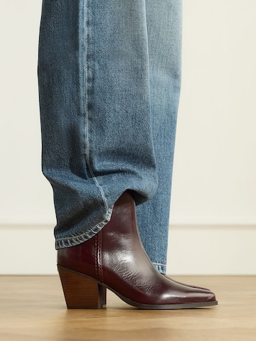 Bottines MANFIELD en rouge
