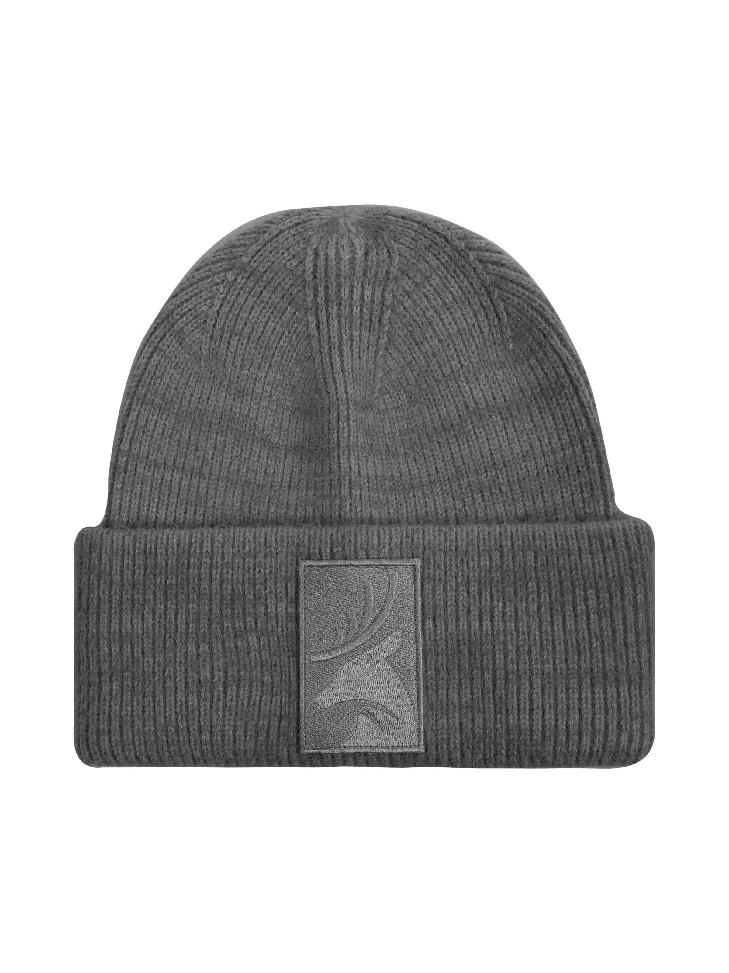SAMAYA Beanie 'Kent' in Grey: front