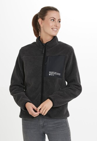 Whistler Athletic Fleece Jacket 'Sprocket' in Grey: front
