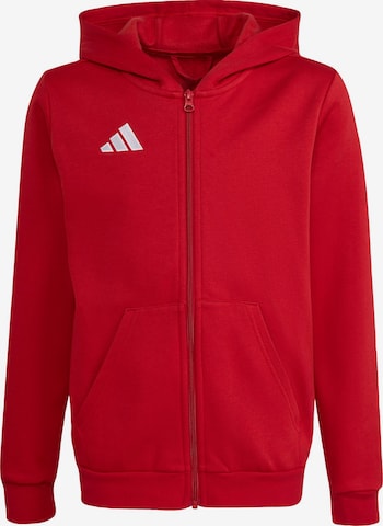 ADIDAS PERFORMANCE - Casaco de treino em moletão 'Entrada26' em vermelho: frente