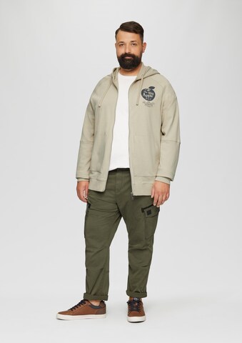 Veste de survêtement s.Oliver Red Label Big & Tall en beige