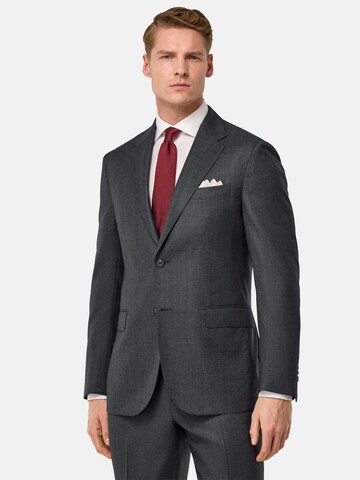 Coupe regular Veste de costume Boggi Milano en gris : devant