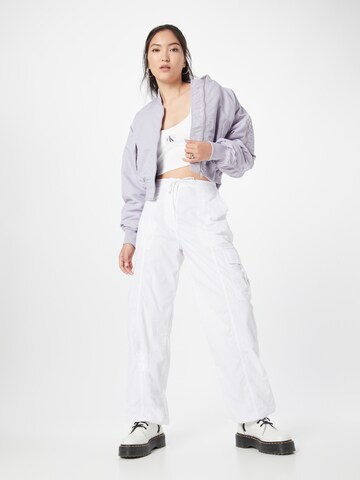 Calvin Klein Jeans Kurtka przejściowa w kolorze fioletowy