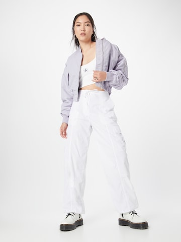 Calvin Klein Jeans Přechodná bunda – fialová