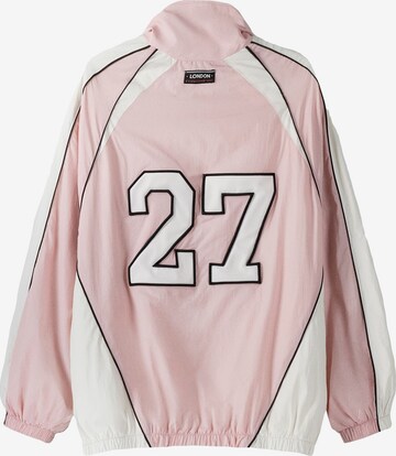 Bershka Between-season jacket in Pink