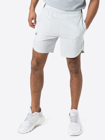 UNDER ARMOUR Regular Sports trousers in White: front