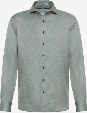 ETERNA Regular fit Business Shirt in Green: front