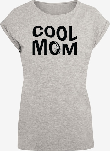 Merchcode Shirt 'Mothers Day - Cool Mom' in Grey: front
