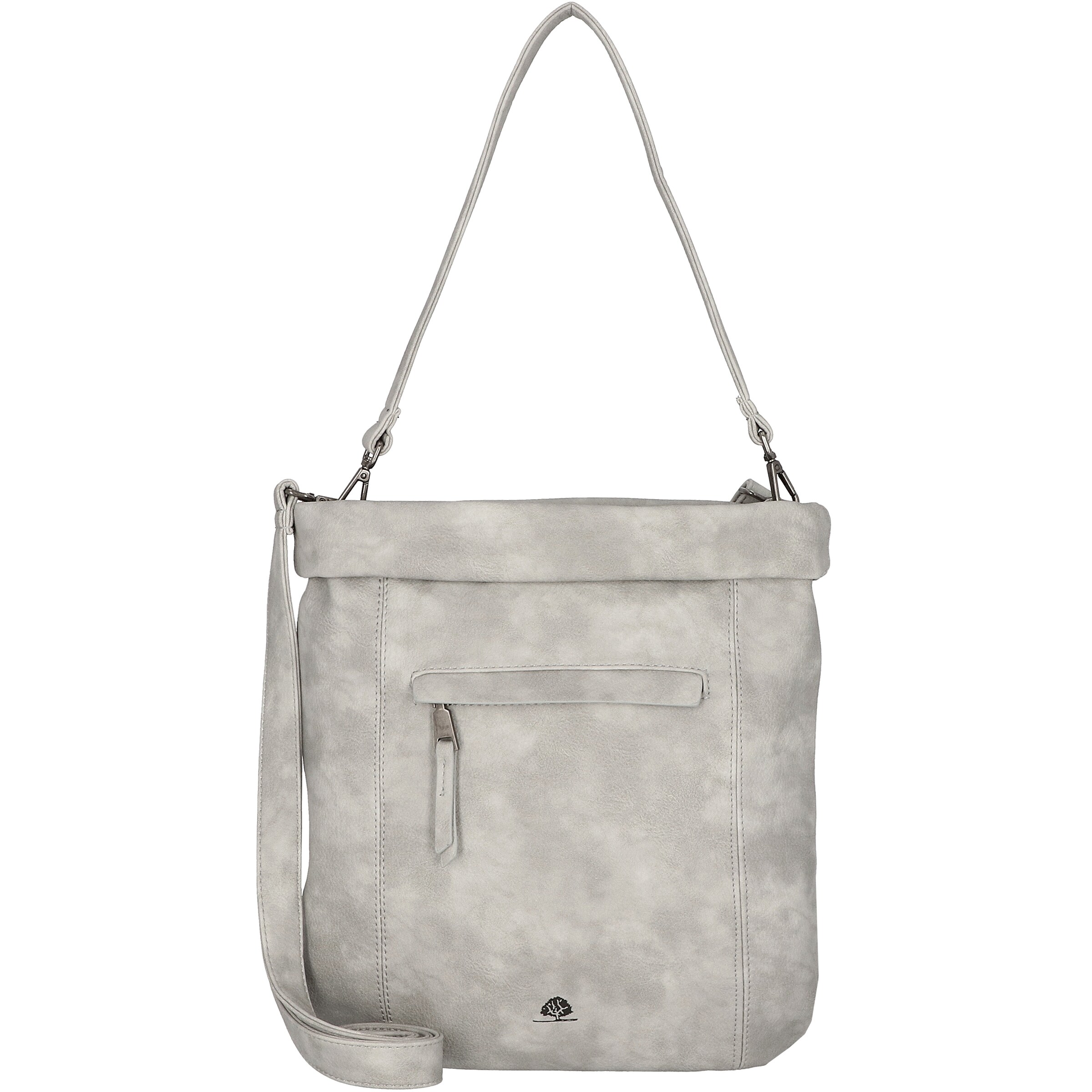 Borsa a spalla di GREENBURRY in grigio: frontale