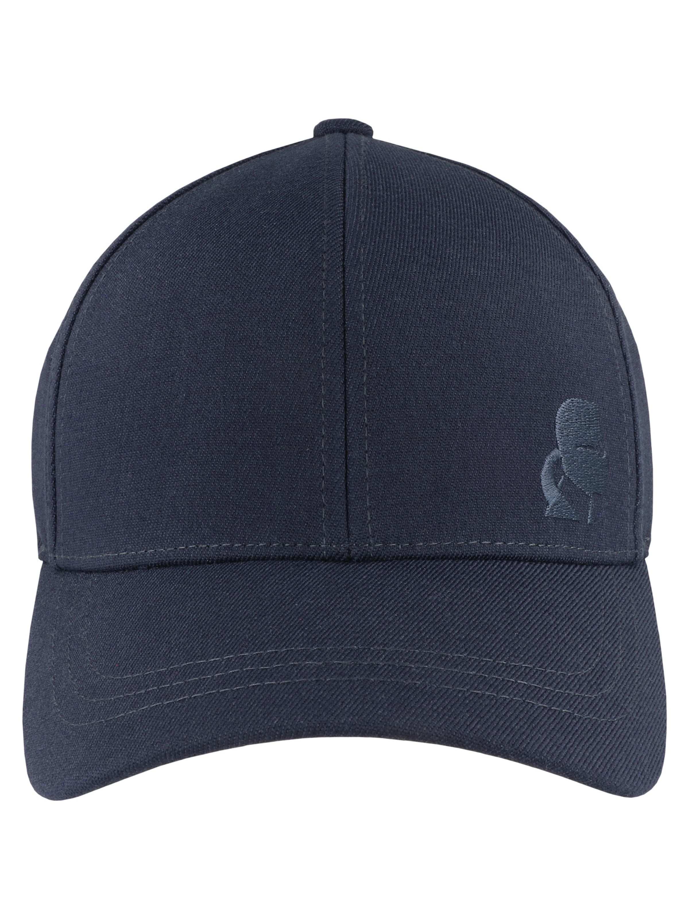 Karl Lagerfeld - Gorra en azul: frente