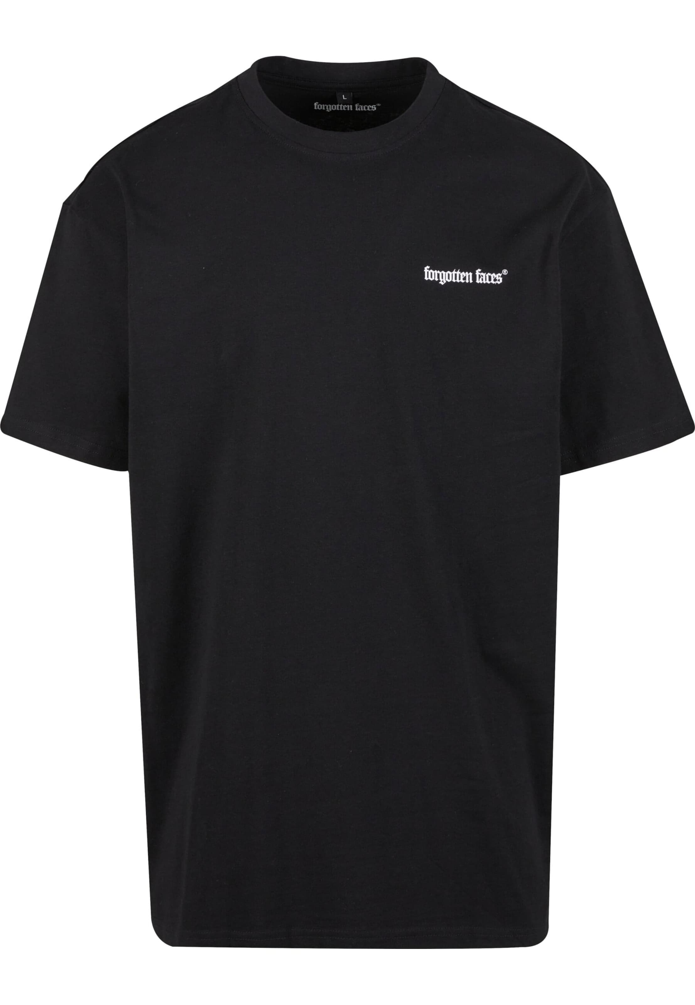 Forgotten Faces Shirt 'Dagger Wings' in Black: front