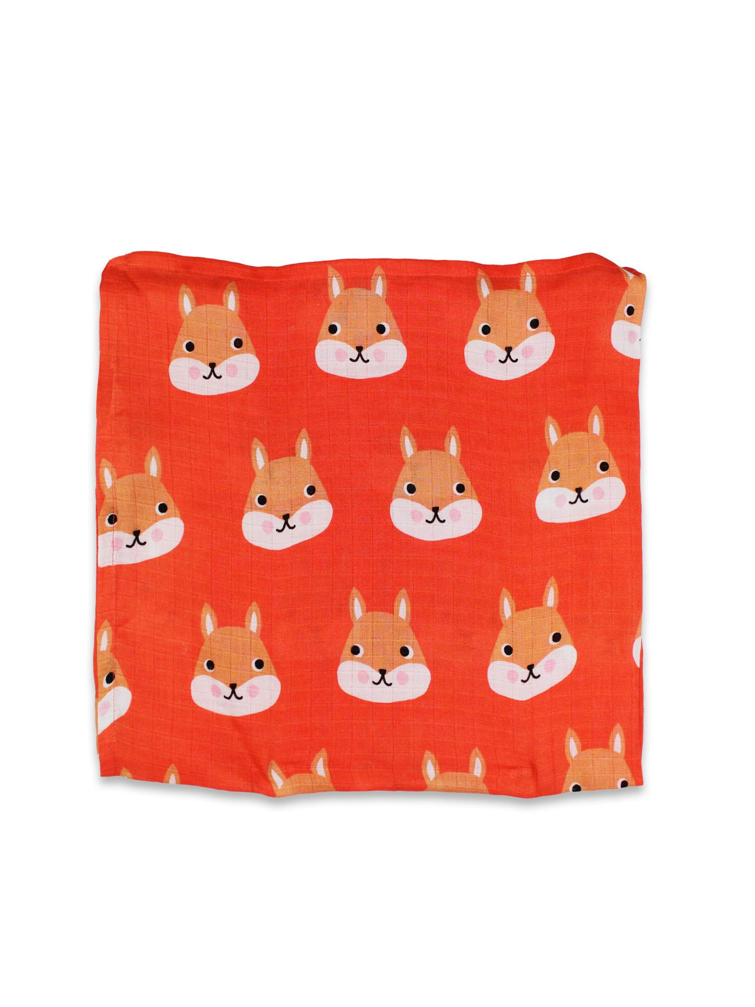 Toby Tiger Bib '2-er Pack Eichhörnchen' in Orange