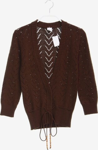 Camaïeu Sweater & Cardigan in S in Brown: front