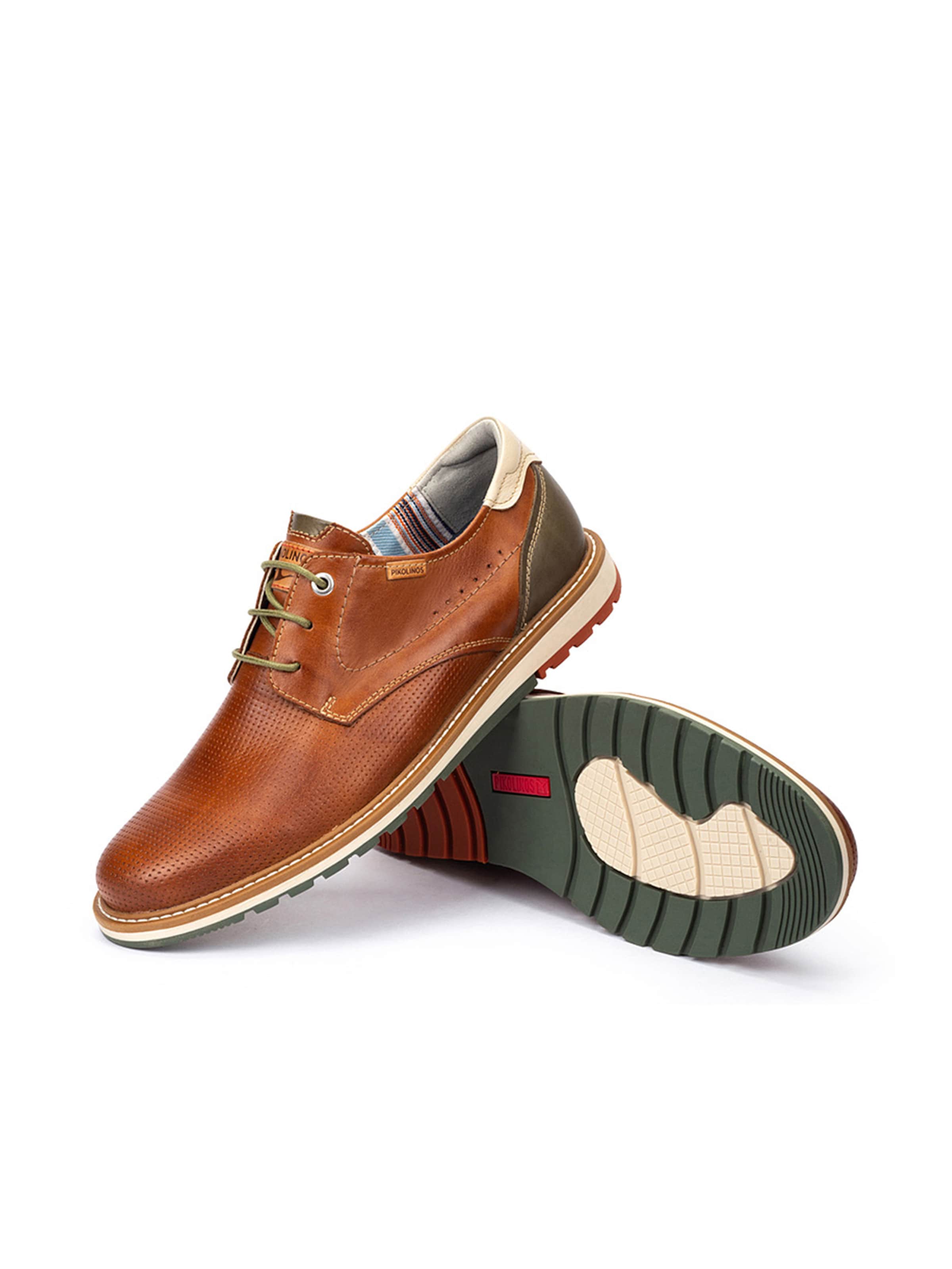 PIKOLINOSCipele na vezanje 'Berna' - smeđa boja