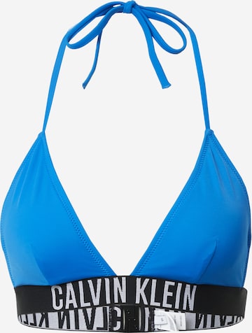 Calvin Klein Swimwear Bikini felső 'Intense Power' - kék: elől