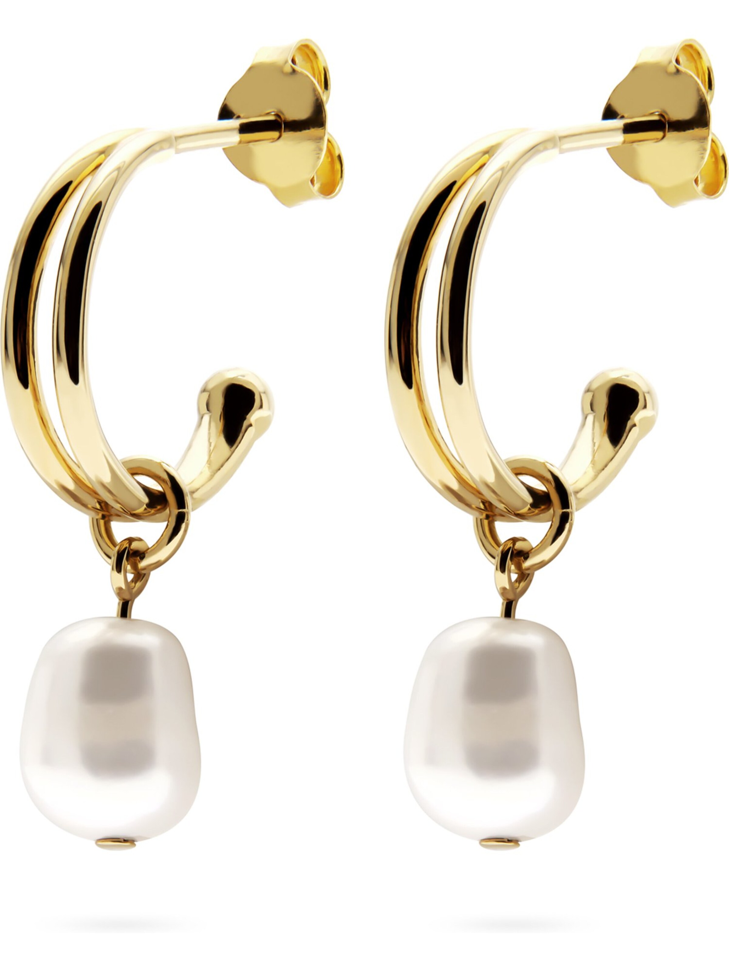 YAMŌKO Ohrringe in Gelb: Vorderseite