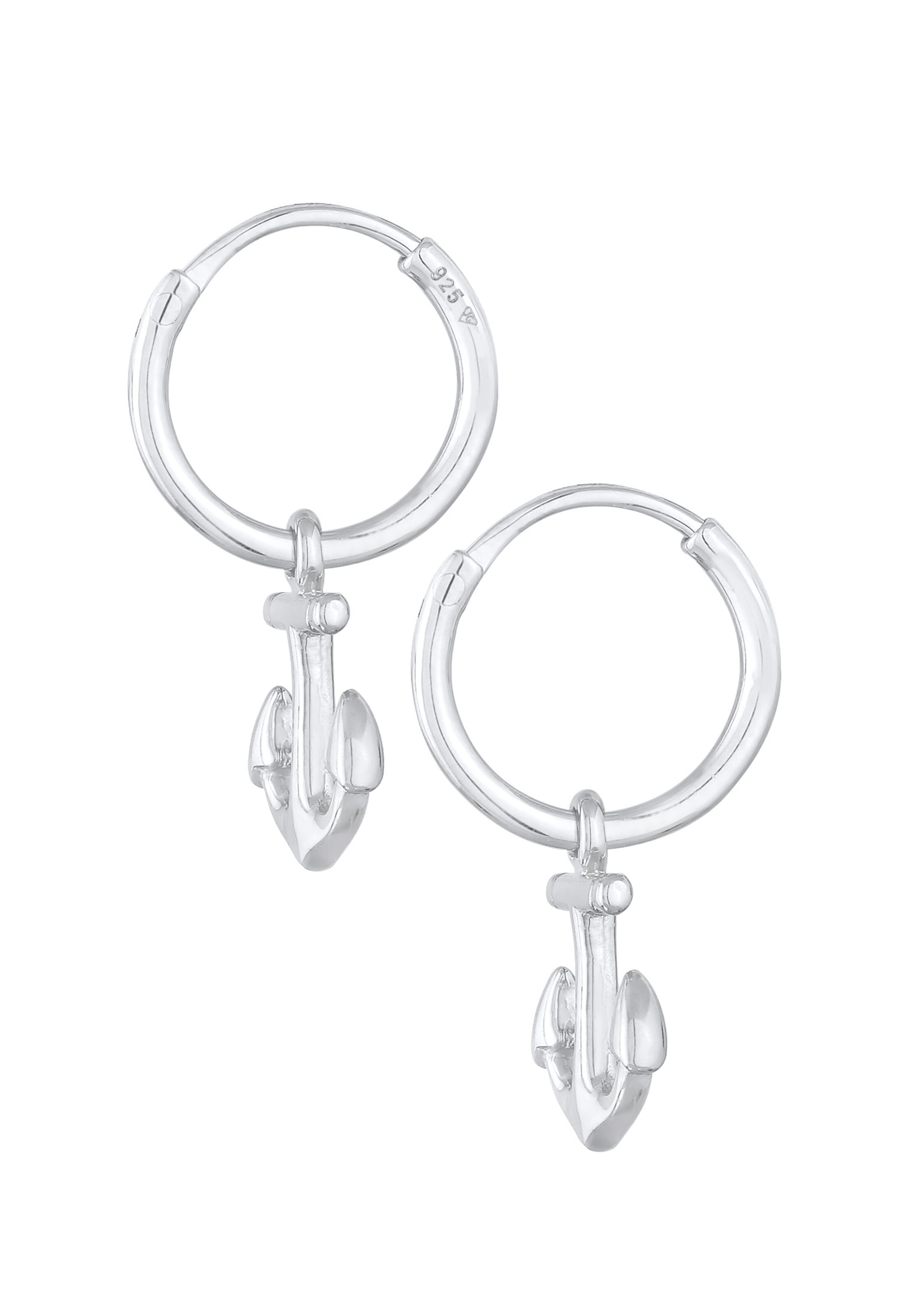 ELLI Earrings 'Anker' in Silver