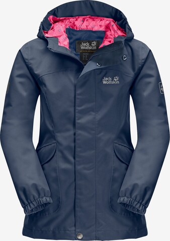 JACK WOLFSKIN Outdoor jacket 'Rock Town' in Blue: front