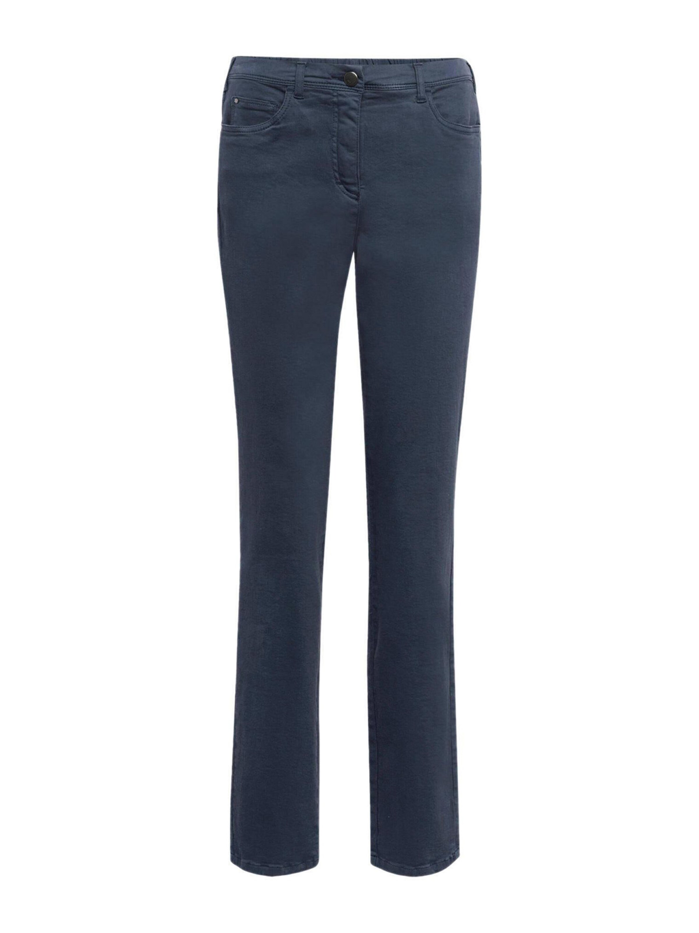 Coupe slim Jean Goldner en bleu : devant