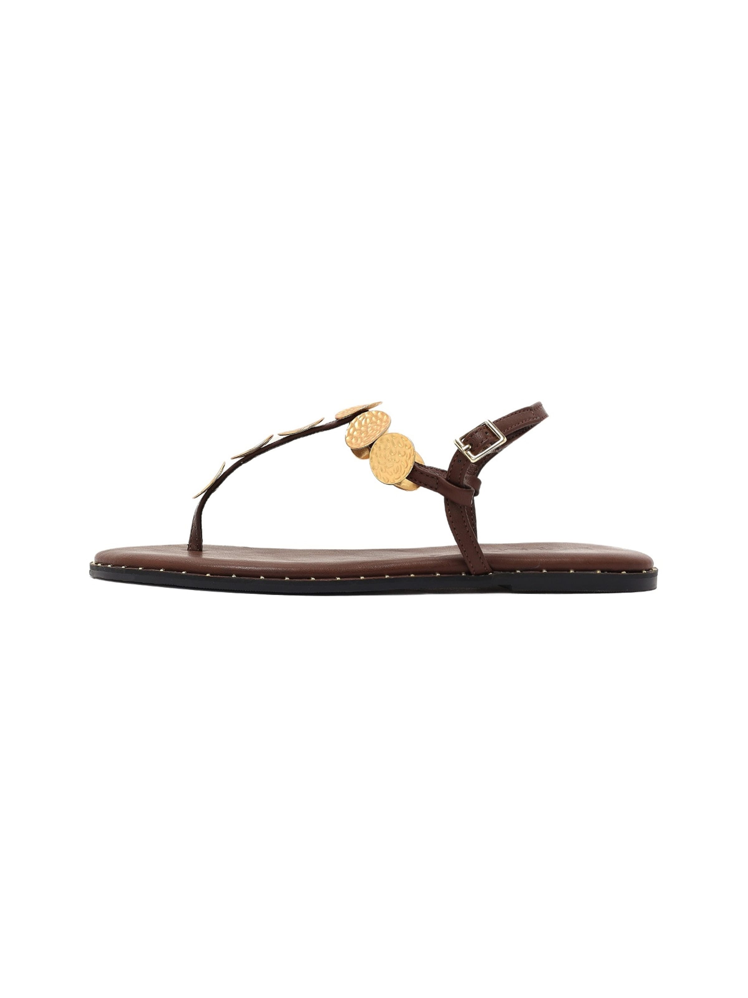 Derimod Teenslipper in Bruin: voorkant