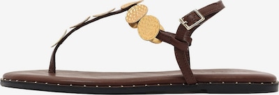 Flip-flops pe 36 Derimod pe bej / maro, Vizualizare produs