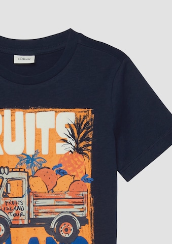 T-Shirt s.Oliver en bleu