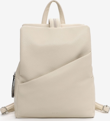 Zaino 'Tours Rue 09' di Emily & Noah in bianco: frontale