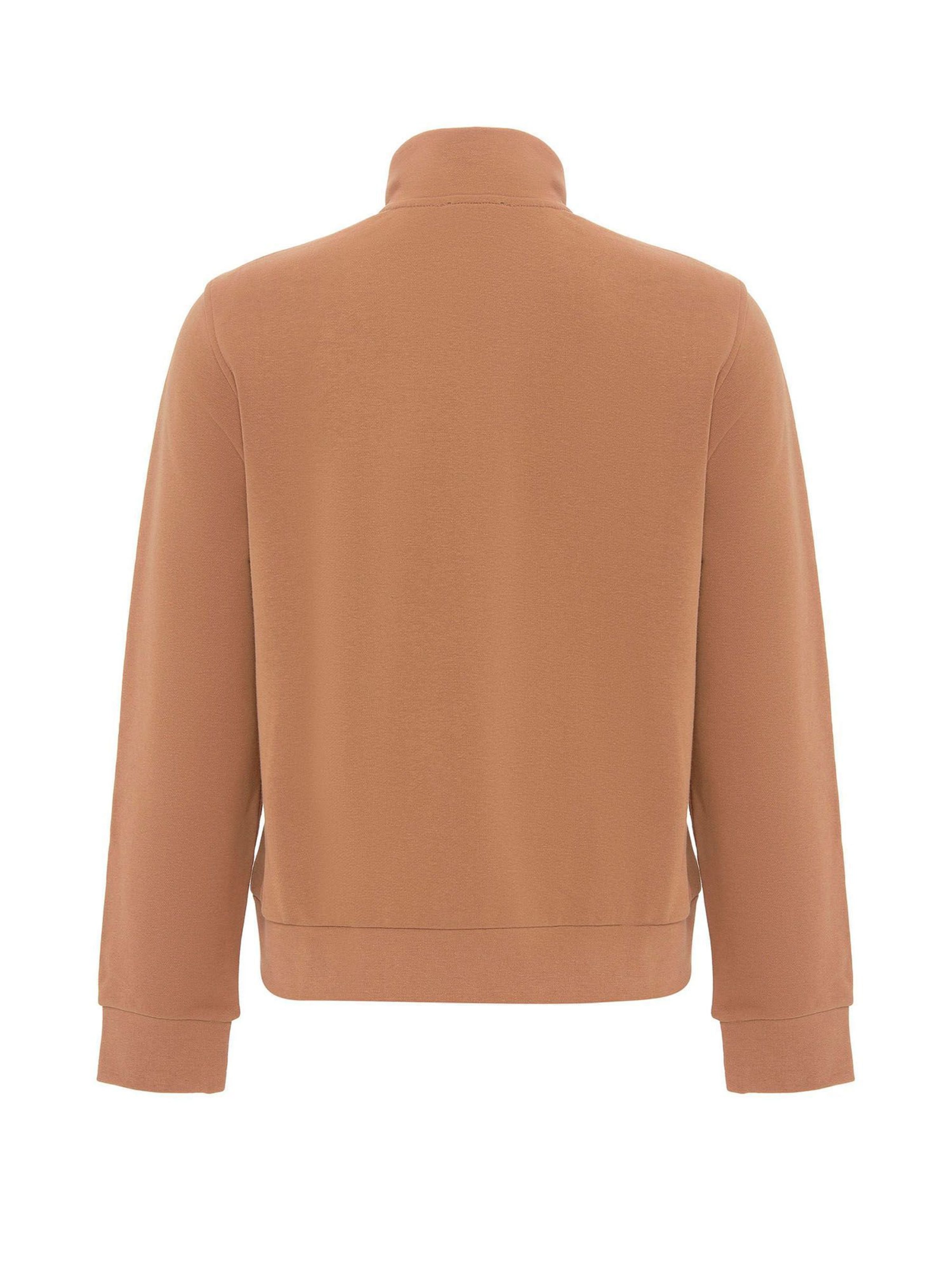 Jacey Quinn Sweatjacke in Braun