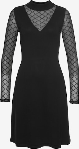 MELROSE Evening Dress in Black: front