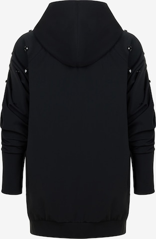 NOCTURNE Bluza rozpinana w kolorze czarny