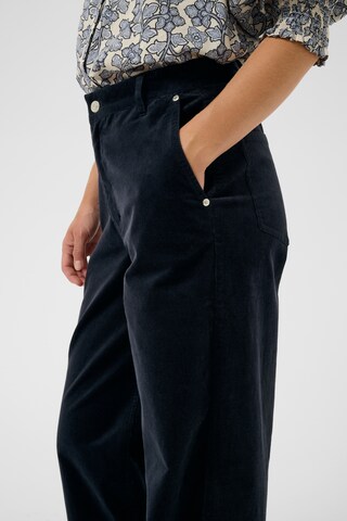 Part Two - Pierna ancha Pantalón 'Cathrina' en azul