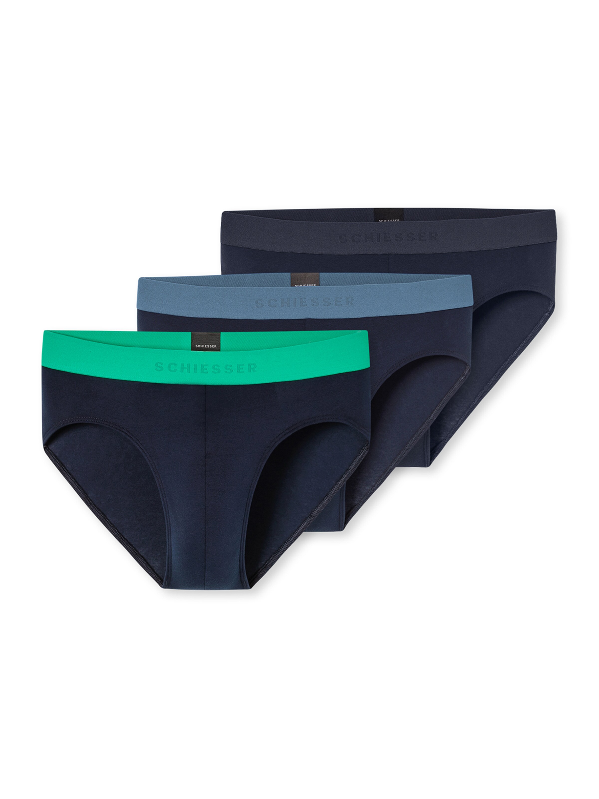 SCHIESSER Panty ' 95/5 Multi ' in Blue: front