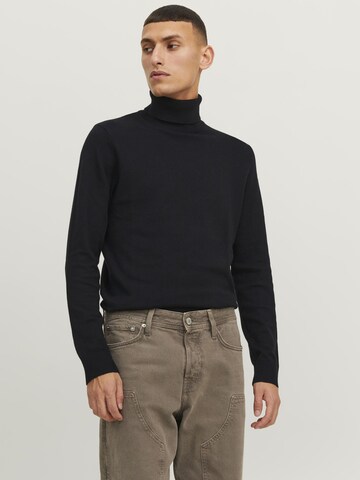 JACK & JONES Pullover 'JJEmil' i sort: forside