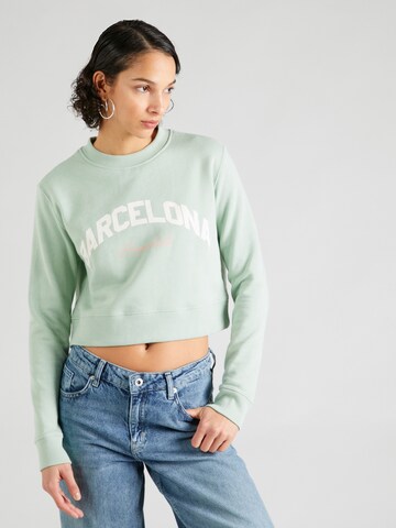 Sweat-shirt AÉROPOSTALE en vert : devant