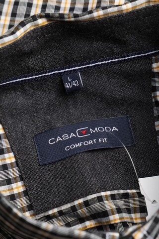 CASAMODA Button Up Shirt in L in Black