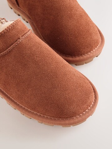 Pantoufle Next en marron