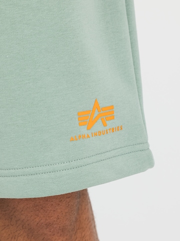 ALPHA INDUSTRIES Normální Kalhoty – zelená